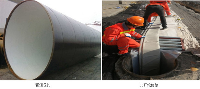 玻璃鋼防腐主要市場應用:管道包扎、非開挖修復